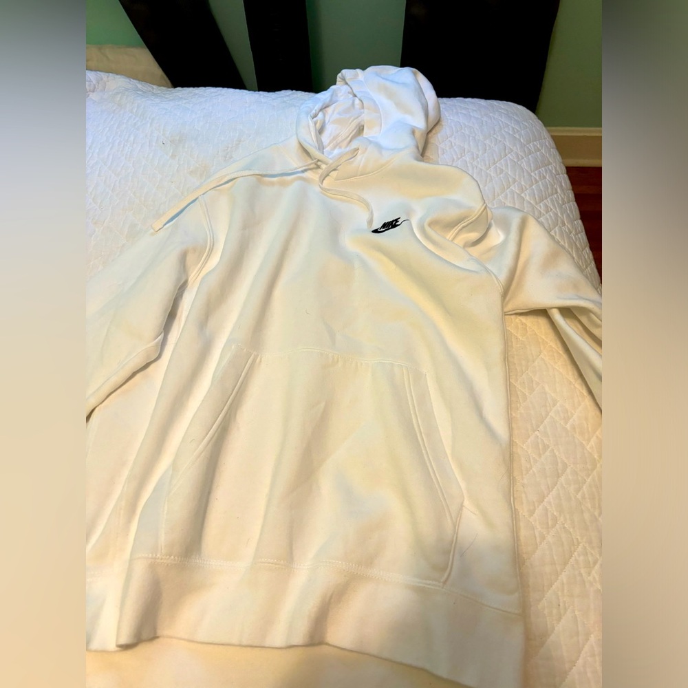 Nike white hoodie